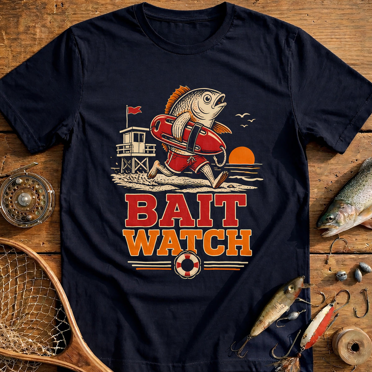 Bait Watch Fishing T-Shirt product image 1