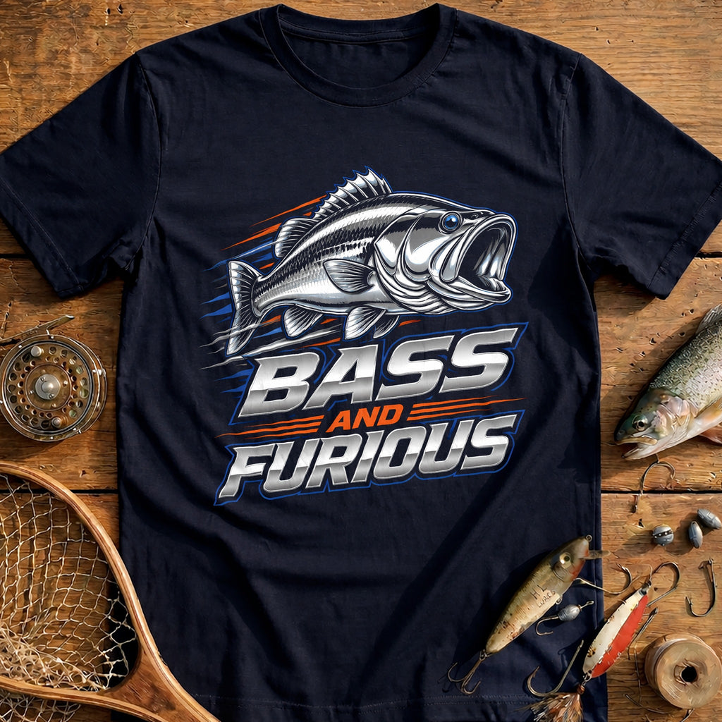 Bass and Furious Fishing T-Shirt product image 1
