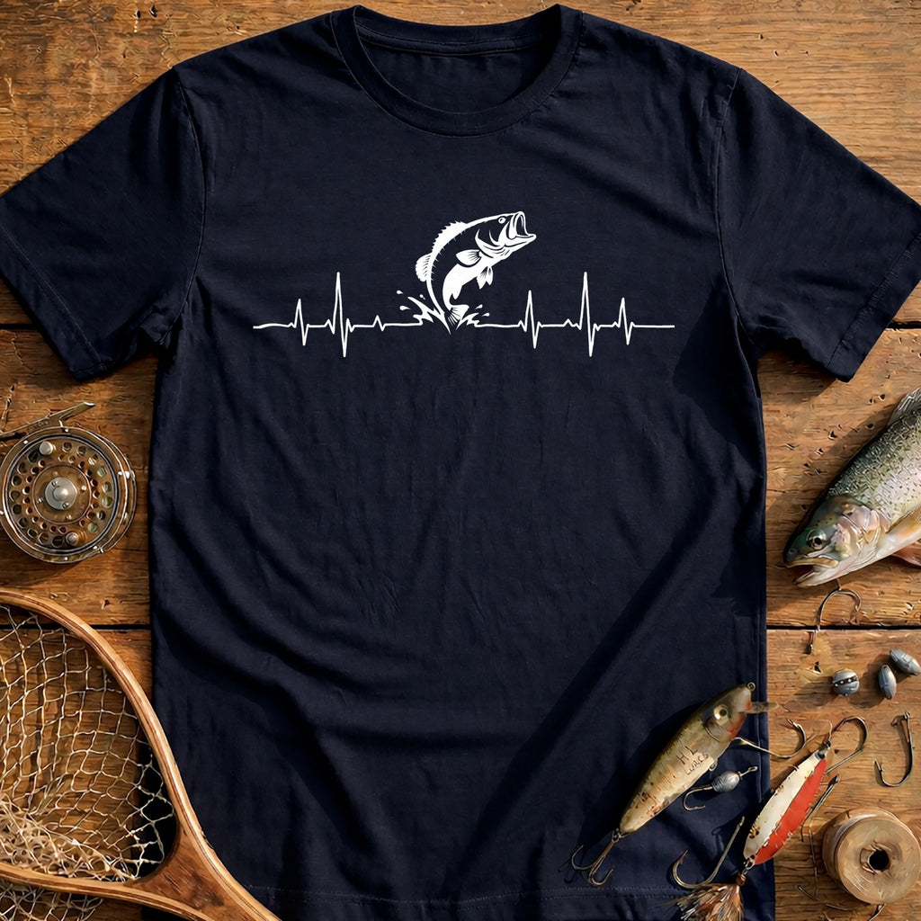 Bass Leaping Fishing T-Shirt product image 2
