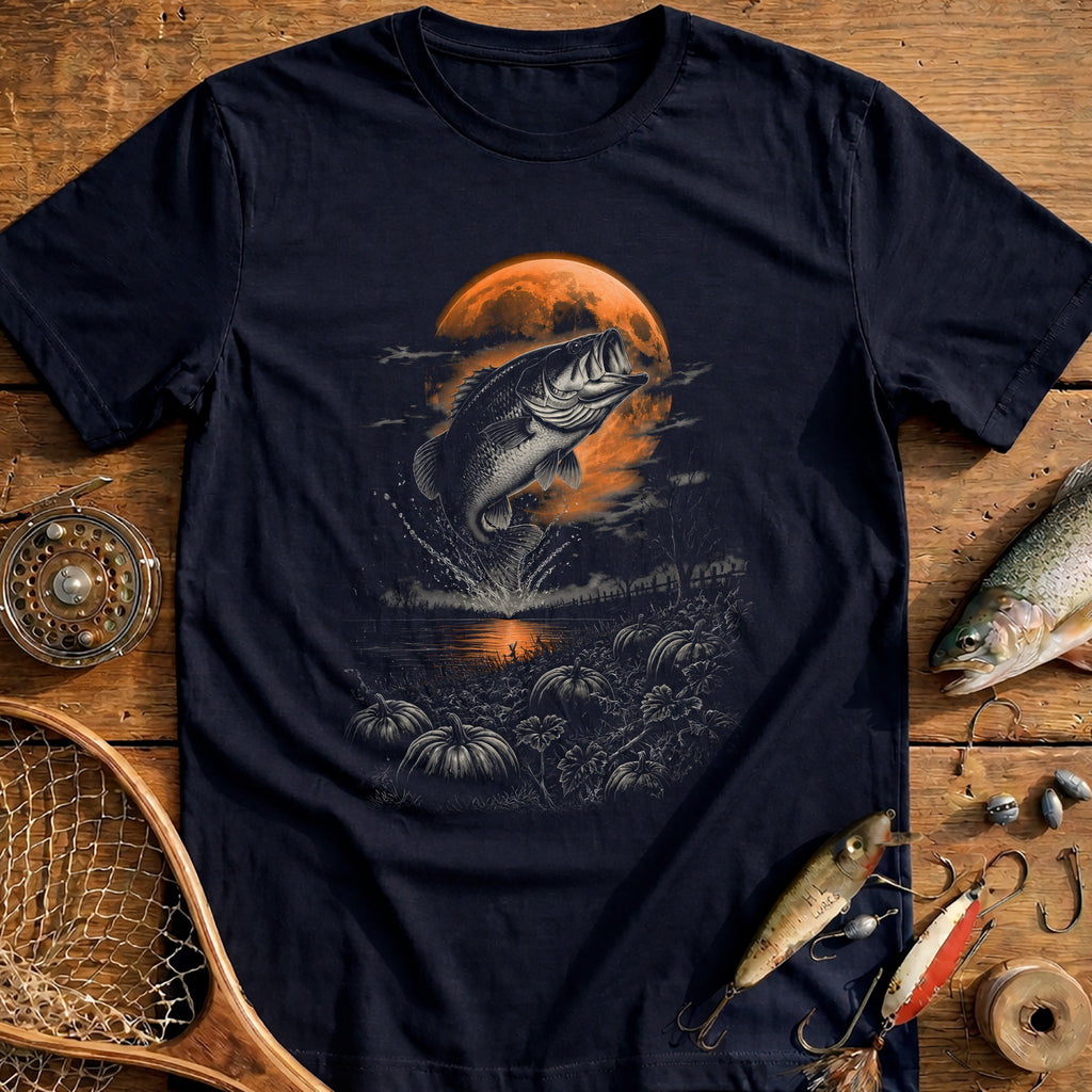 Bass Pumpkin Patch Fishing T-Shirt AU product image 2