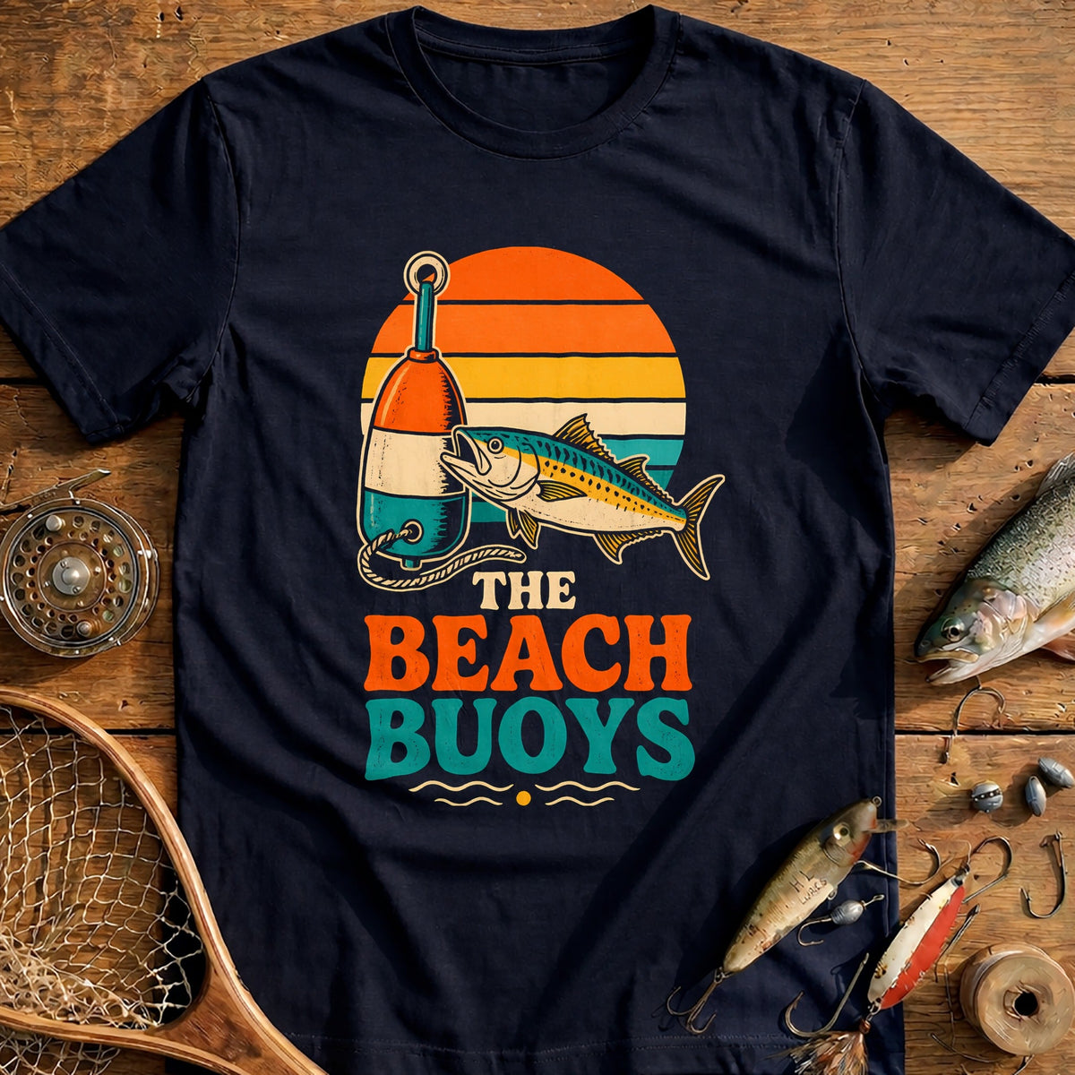 Beach Buoys Fishing T-Shirt product image 2