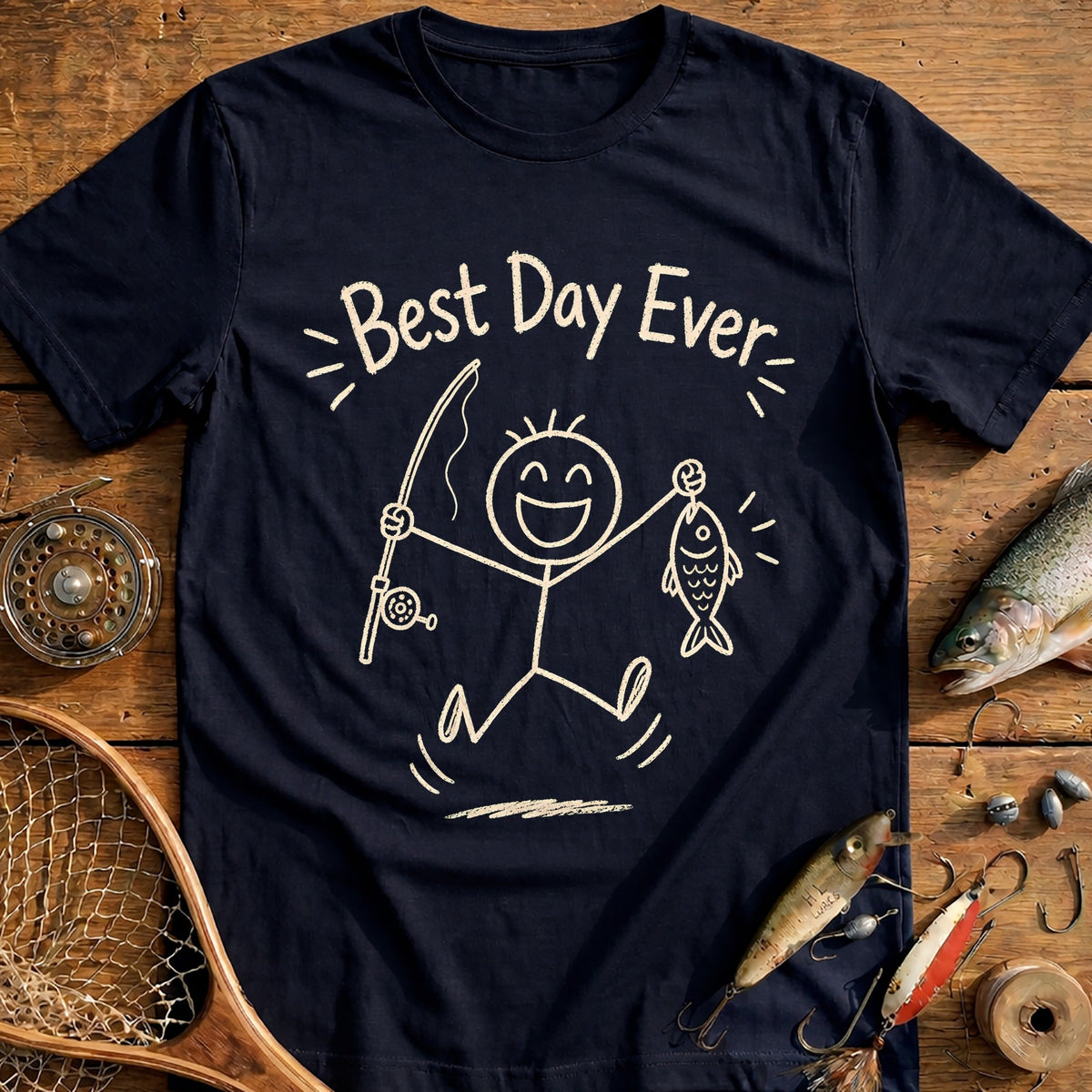 Best Day Ever Fishing T-Shirt EU product image 2