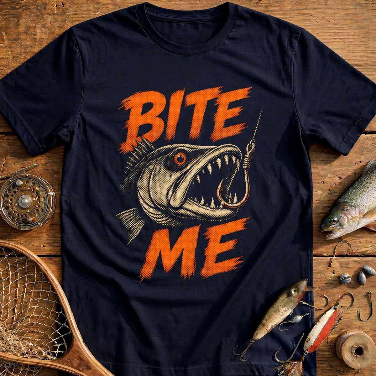 Bite Me Fishing T-Shirt EU product image 1