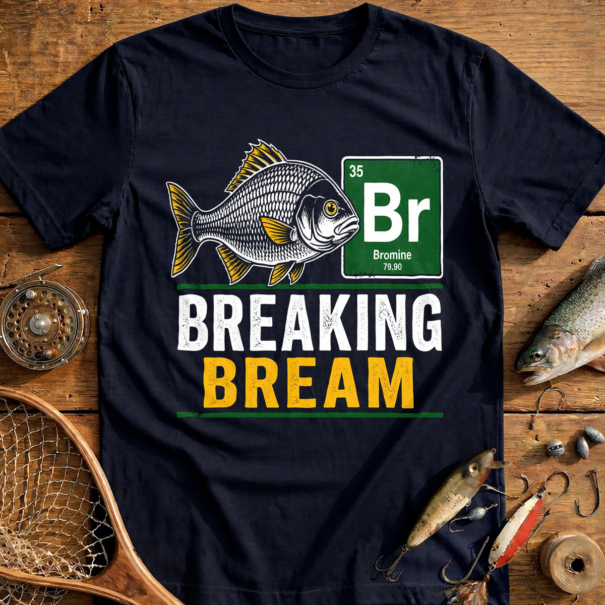 Breaking Bream Fishing T-Shirt product image 3