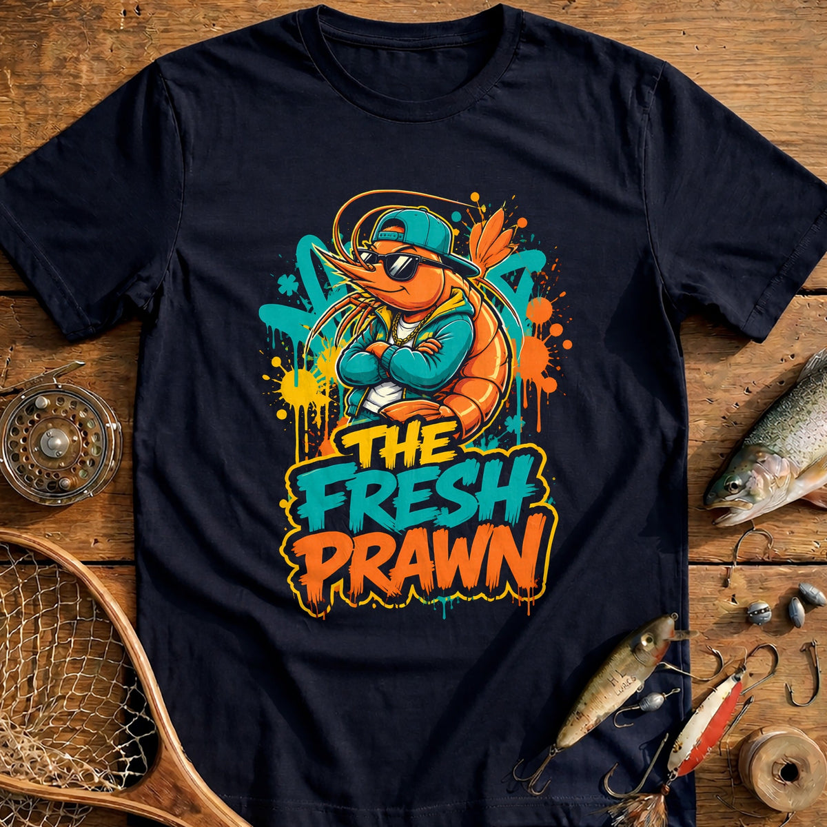 Fresh Prawn Fishing T-Shirt product image 1