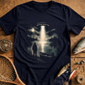 Hooded Ufo Lake Fishing T-Shirt AU product image 1