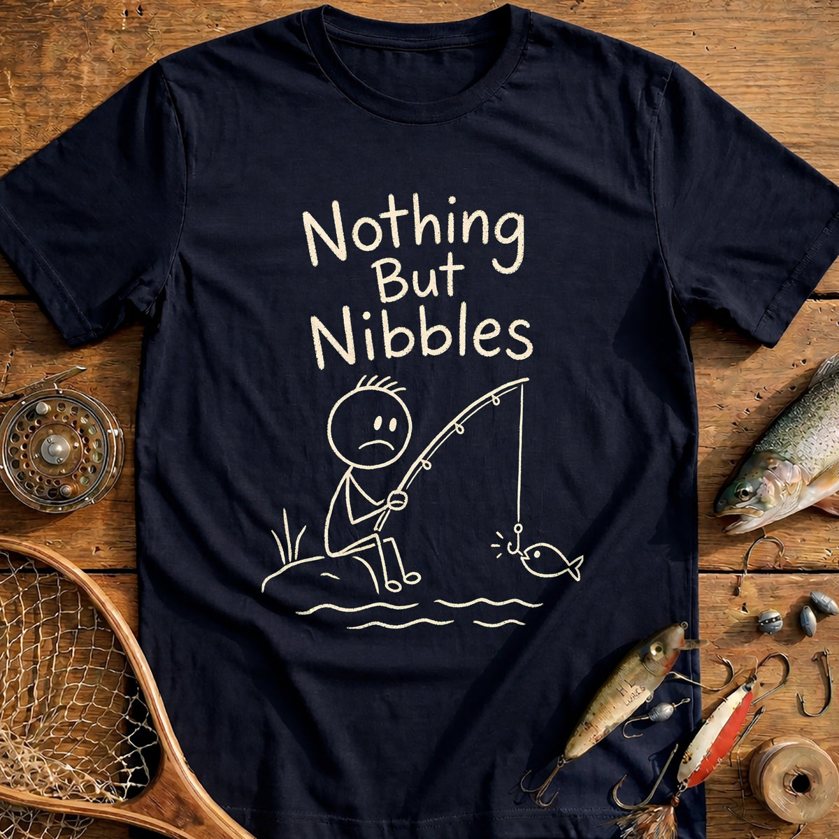 Nothing but Nibbles Fishing T-Shirt product image 2