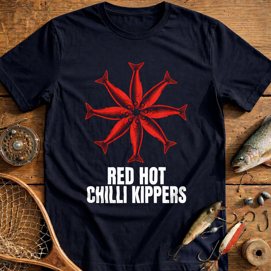 Red Hot Chilli Kippers Fishing T-Shirt product image 2