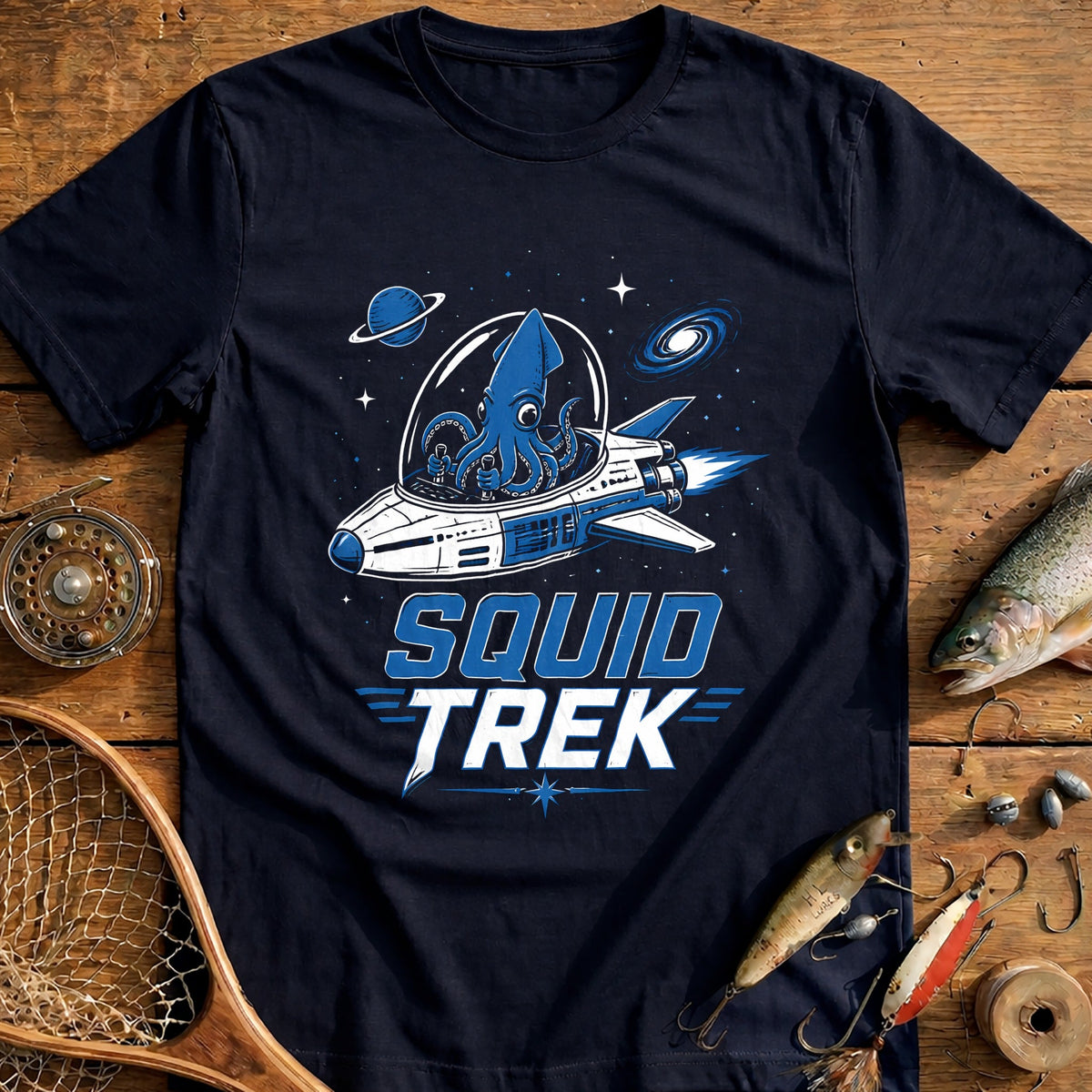 Squid Trek Fishing T-Shirt product image 2