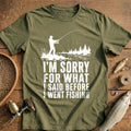01w Sorry Fishing T-Shirt US product image 1