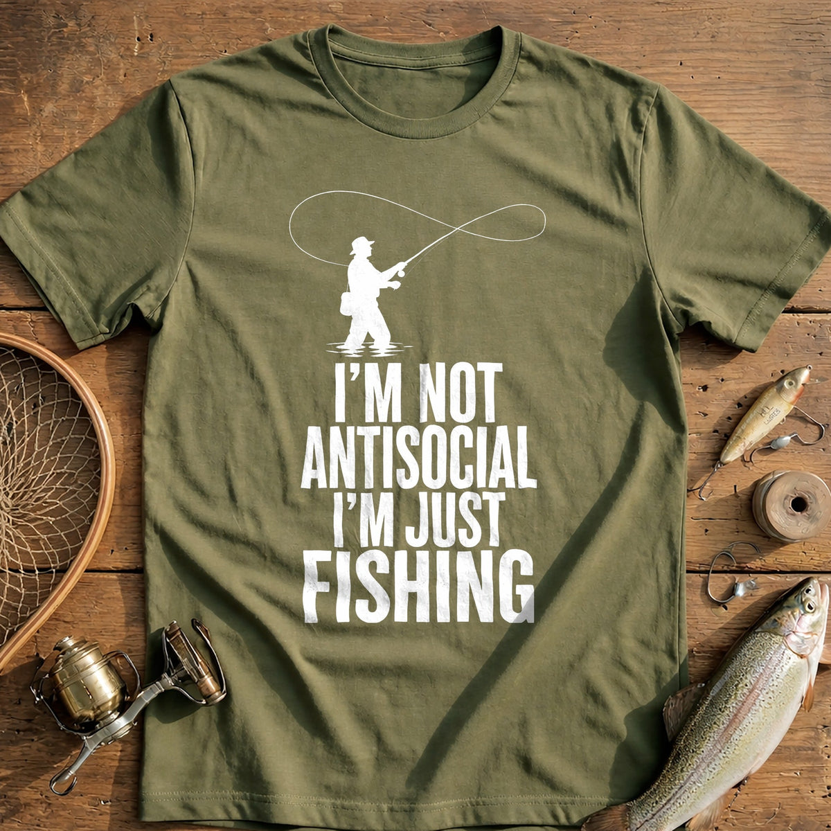 06w Antisocial Fishing T-Shirt product image 4