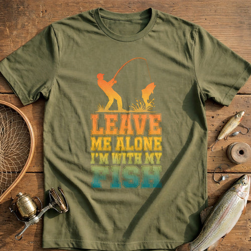 09g Leave Alone Fishing T-Shirt product image 2
