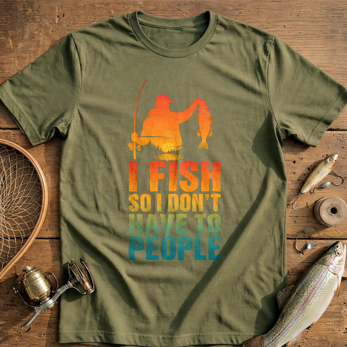 12g Dont People Fishing T-Shirt product image 4