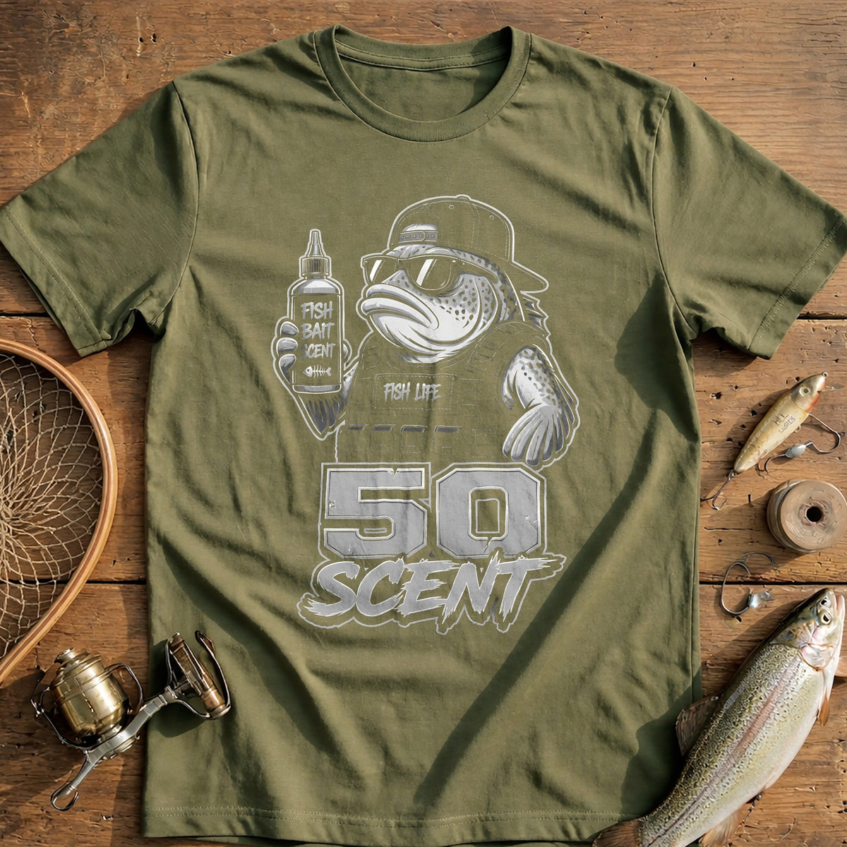 50 Scent Fishing T-Shirt US product image 4