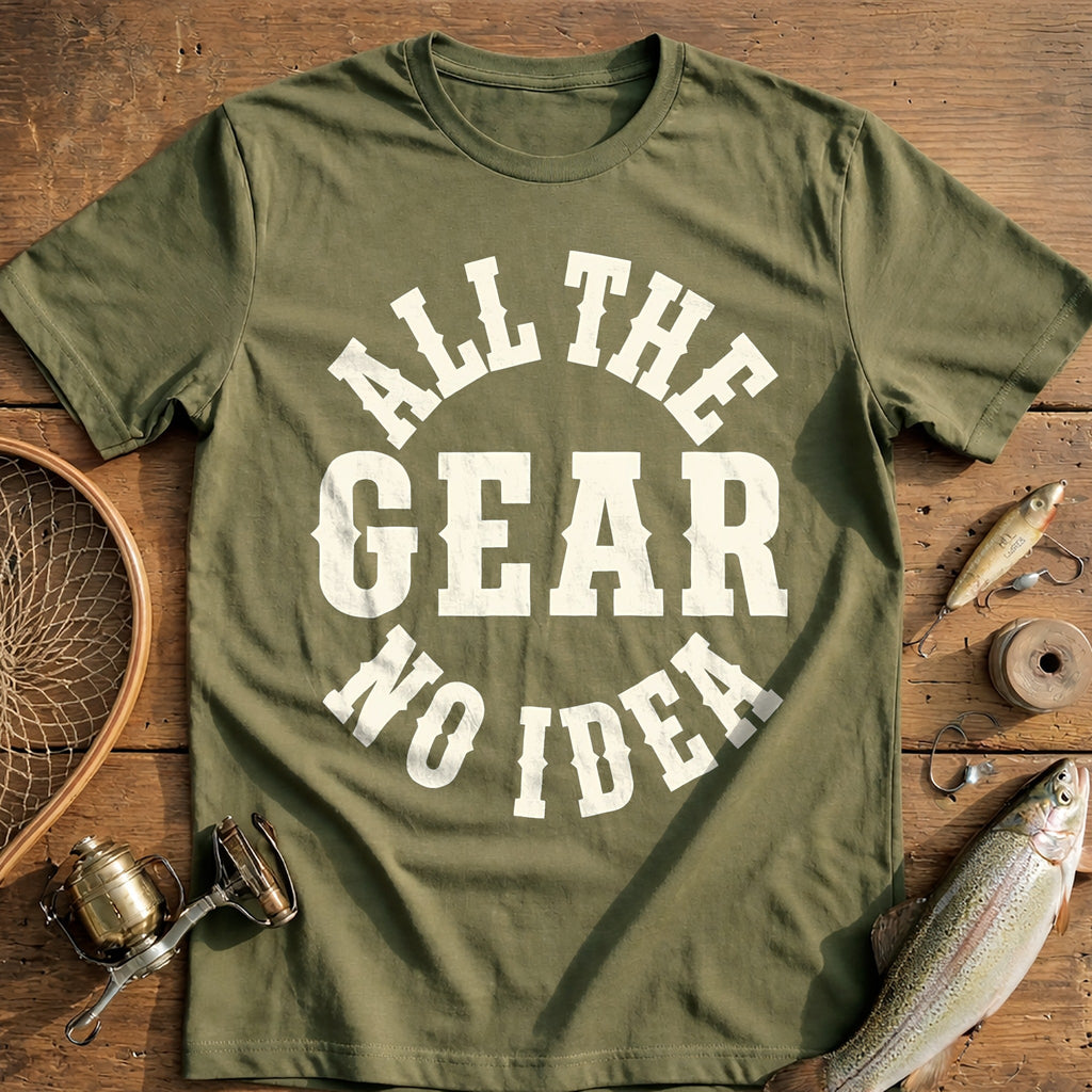 All the Gear no Idea Fishing T-Shirt AU product image 4