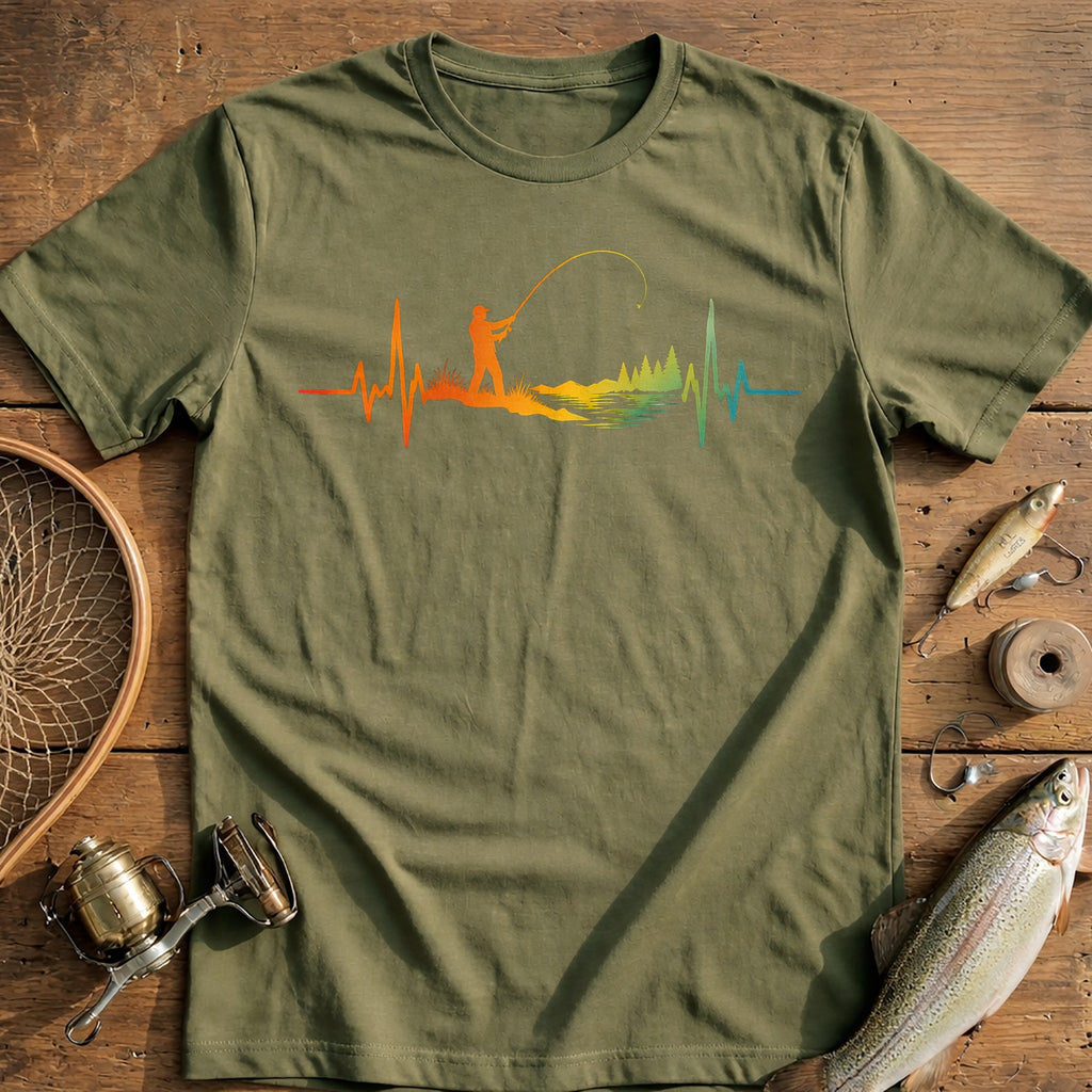 Angler Riverbank Fishing T-Shirt US product image 4