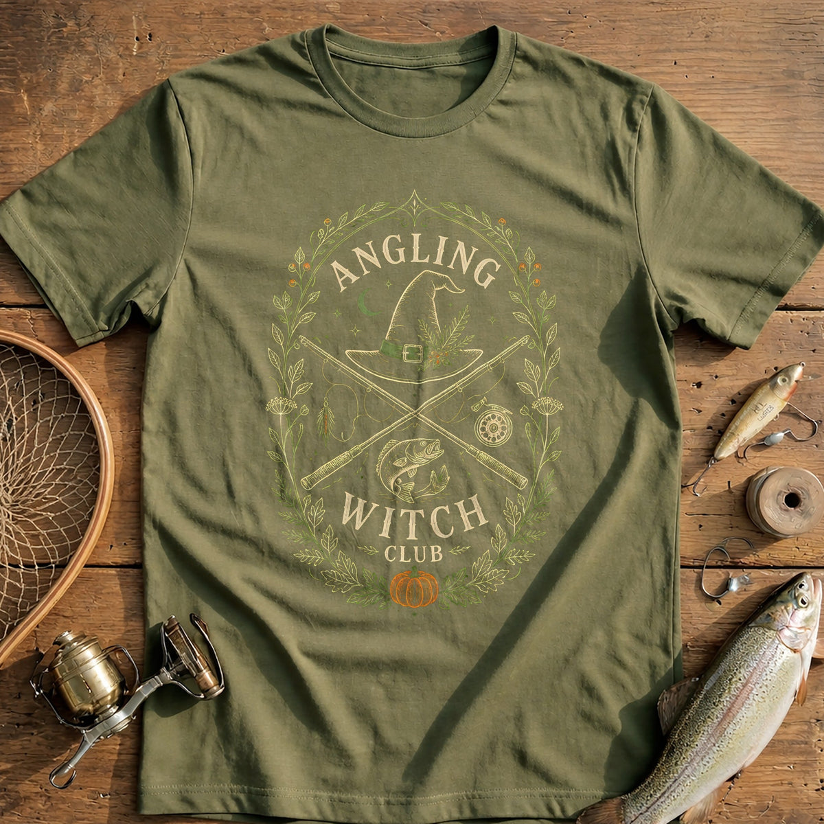Angling Witch Club Fishing T-Shirt US product image 1