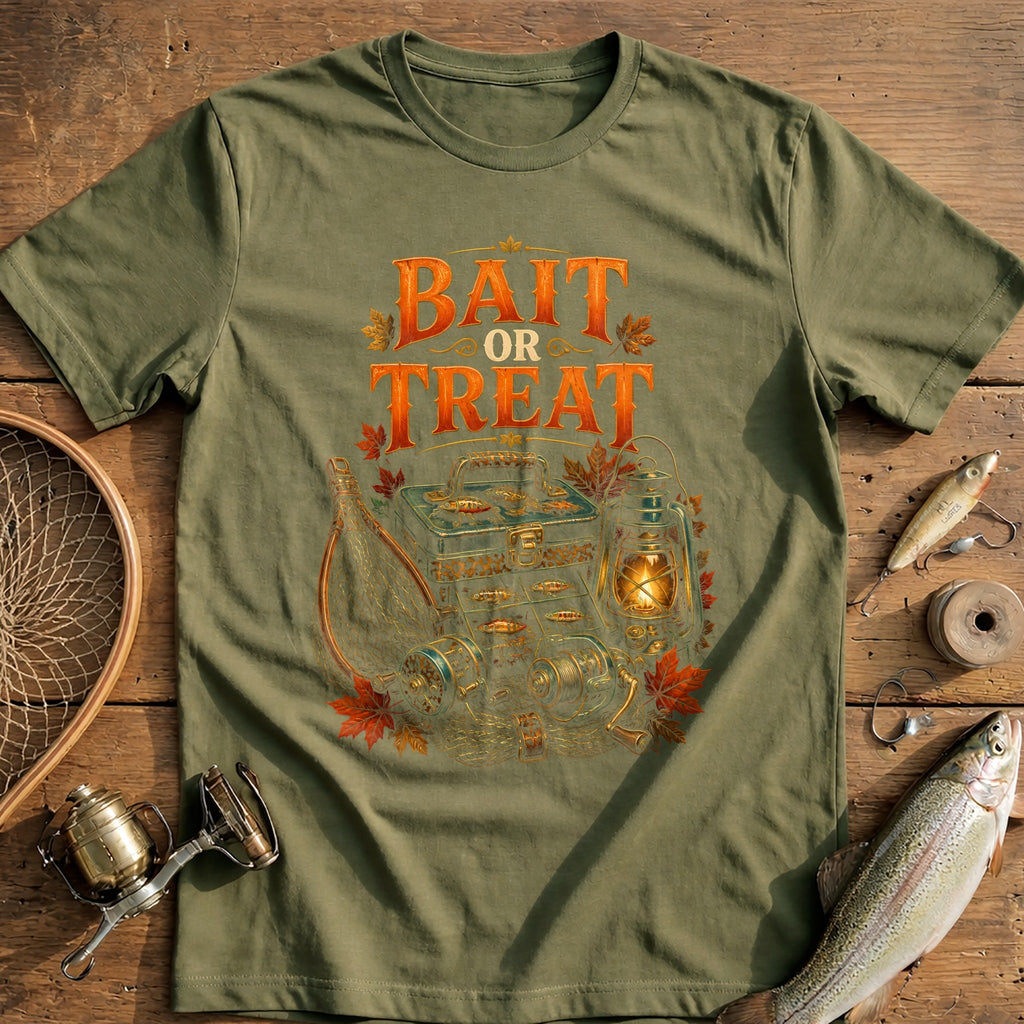 Bait or Treat Fishing T-Shirt US product image 4