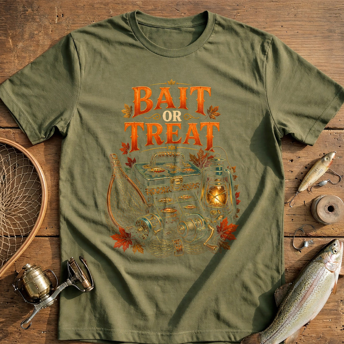 Bait or Treat Fishing T-Shirt US product image 4