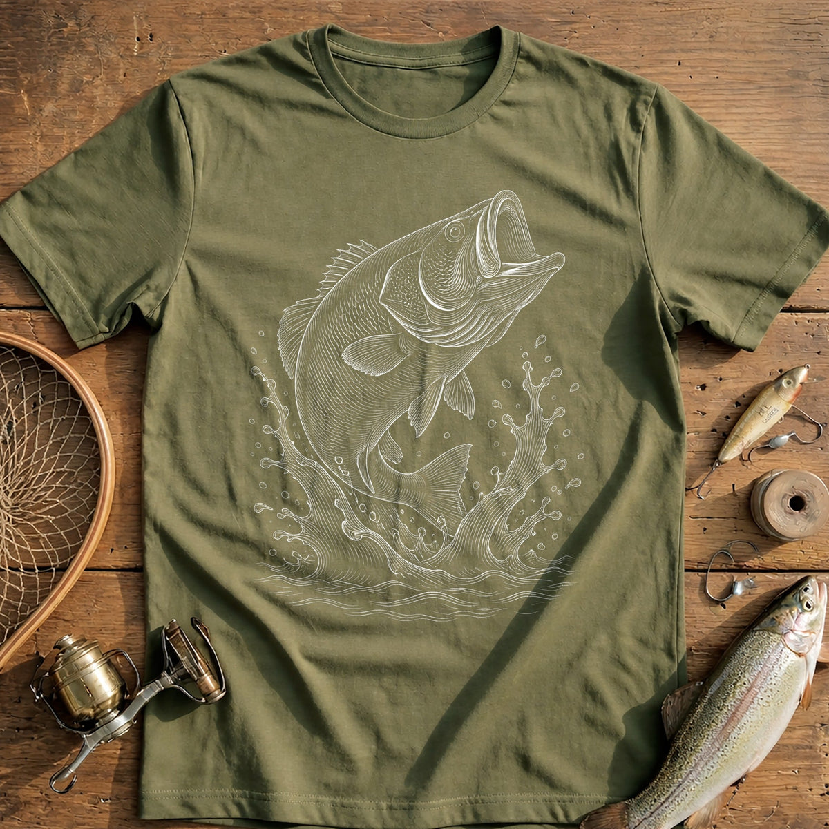 Bass Fishing T-Shirt product image 4