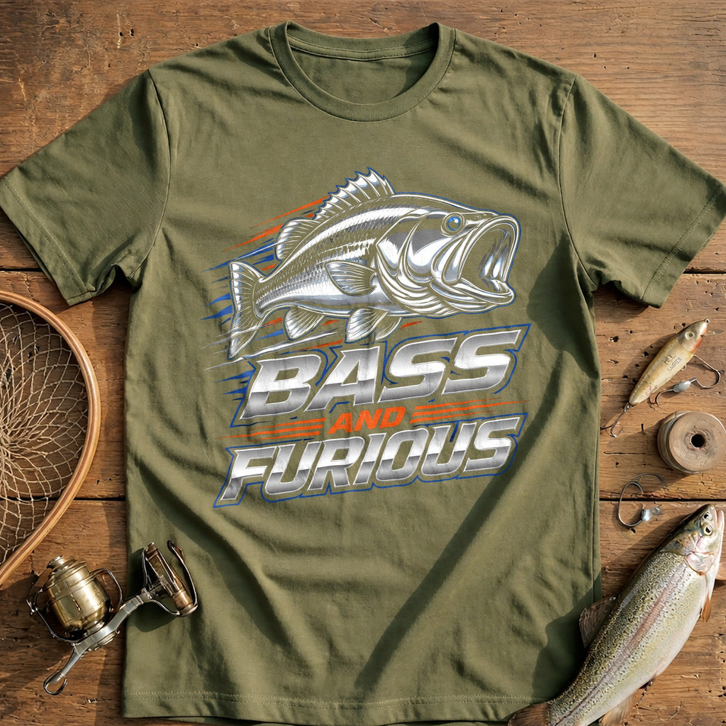 Bass and Furious Fishing T-Shirt product image 4