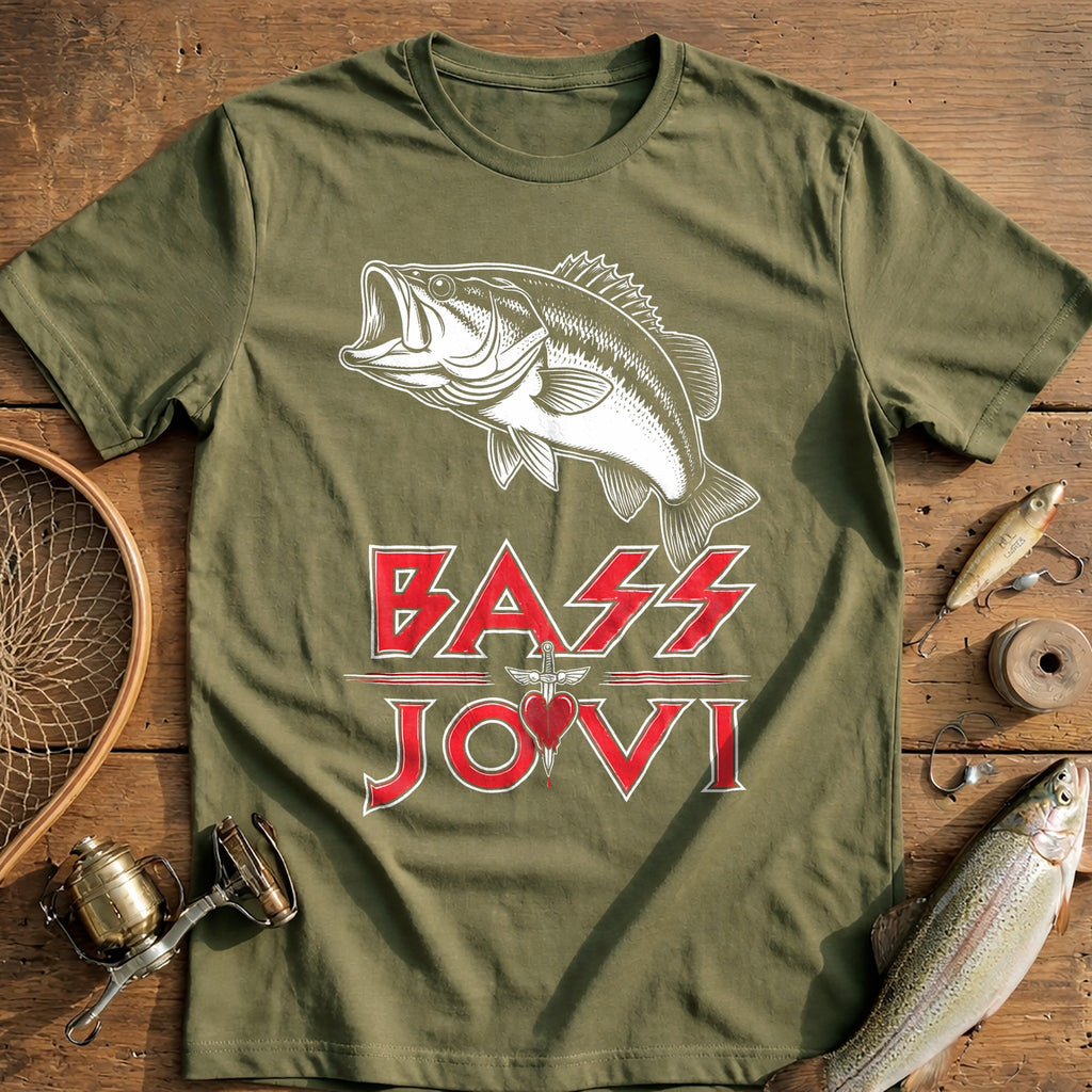 Bass Jovi Fishing T-Shirt product image 4