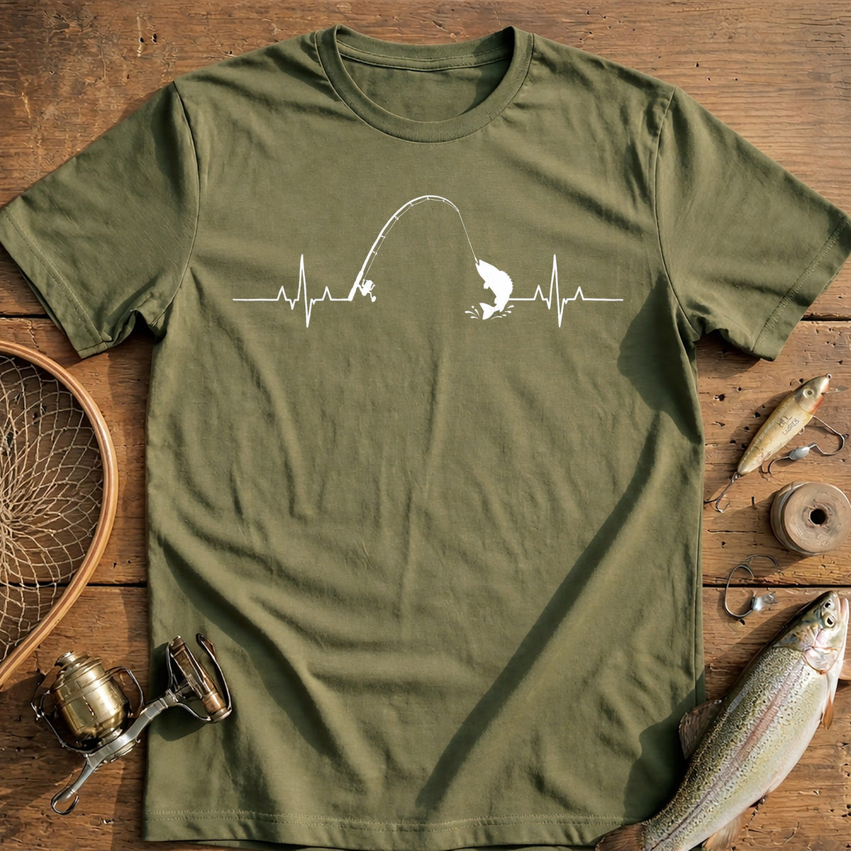 Bent Rod Fishing T-Shirt product image 4