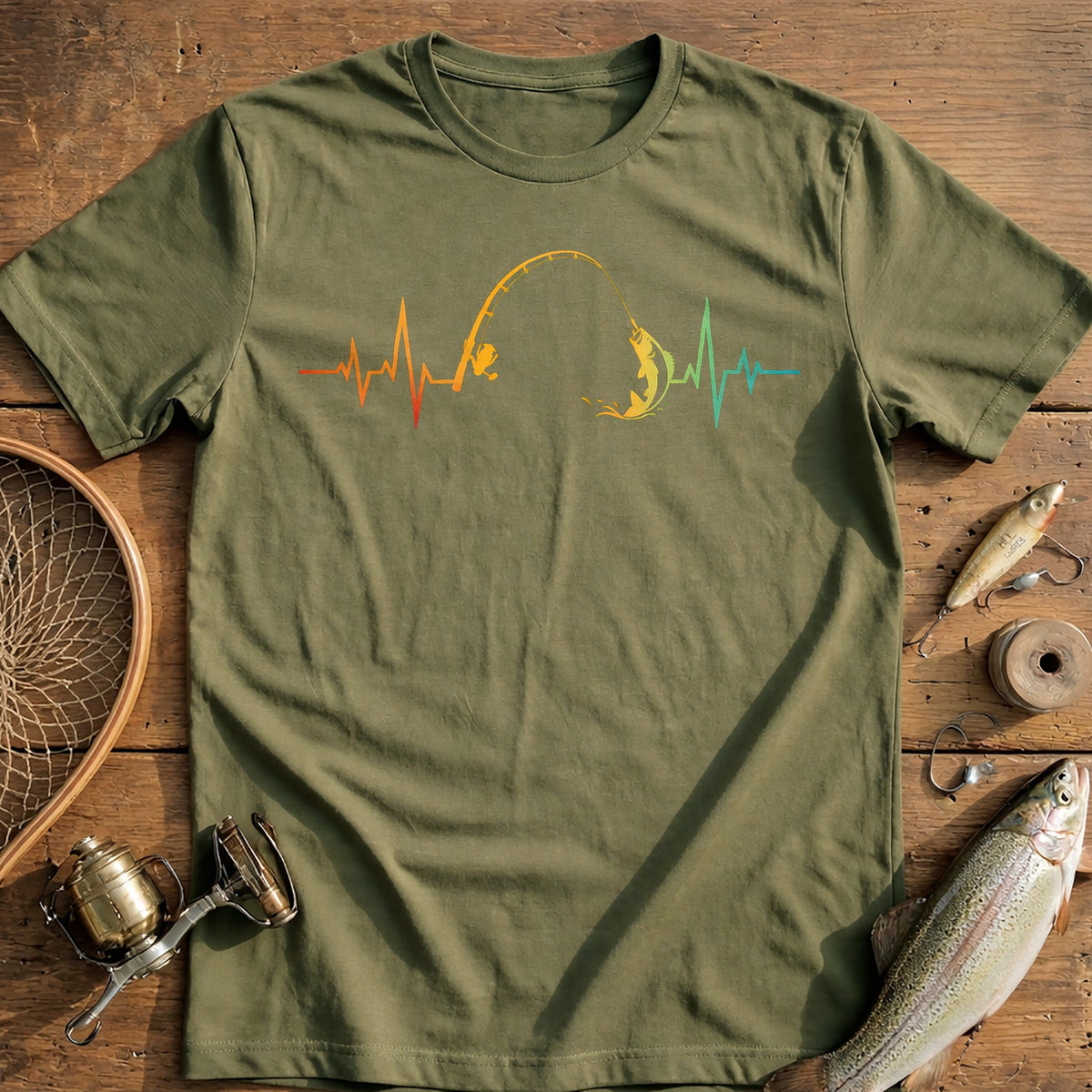 Bent Rod Fishing T-Shirt product image 4