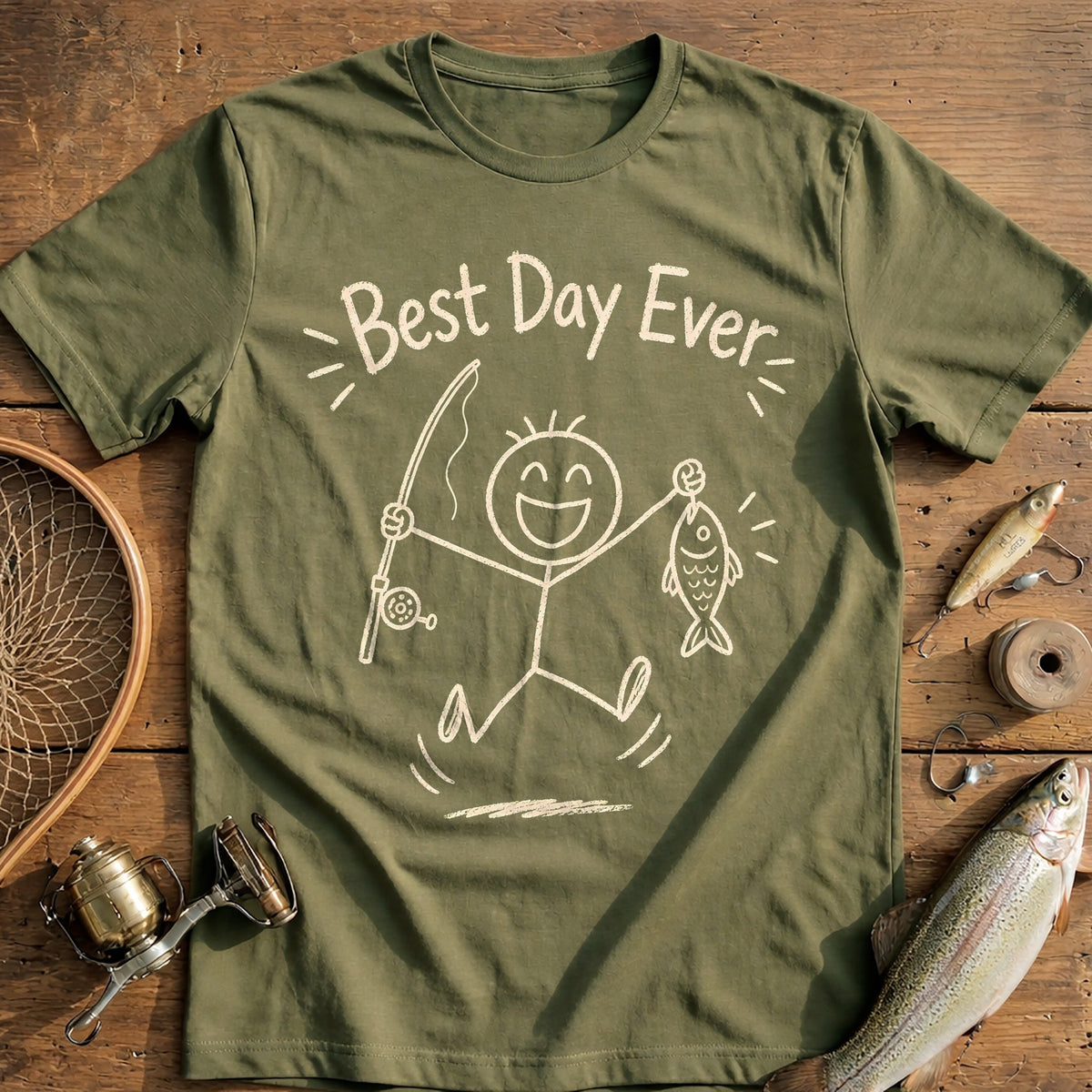 Best Day Ever Fishing T-Shirt product image 1