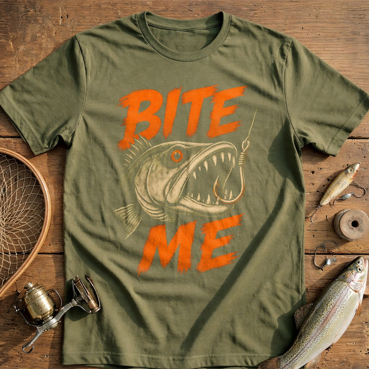 Bite Me Fishing T-Shirt EU product image 4