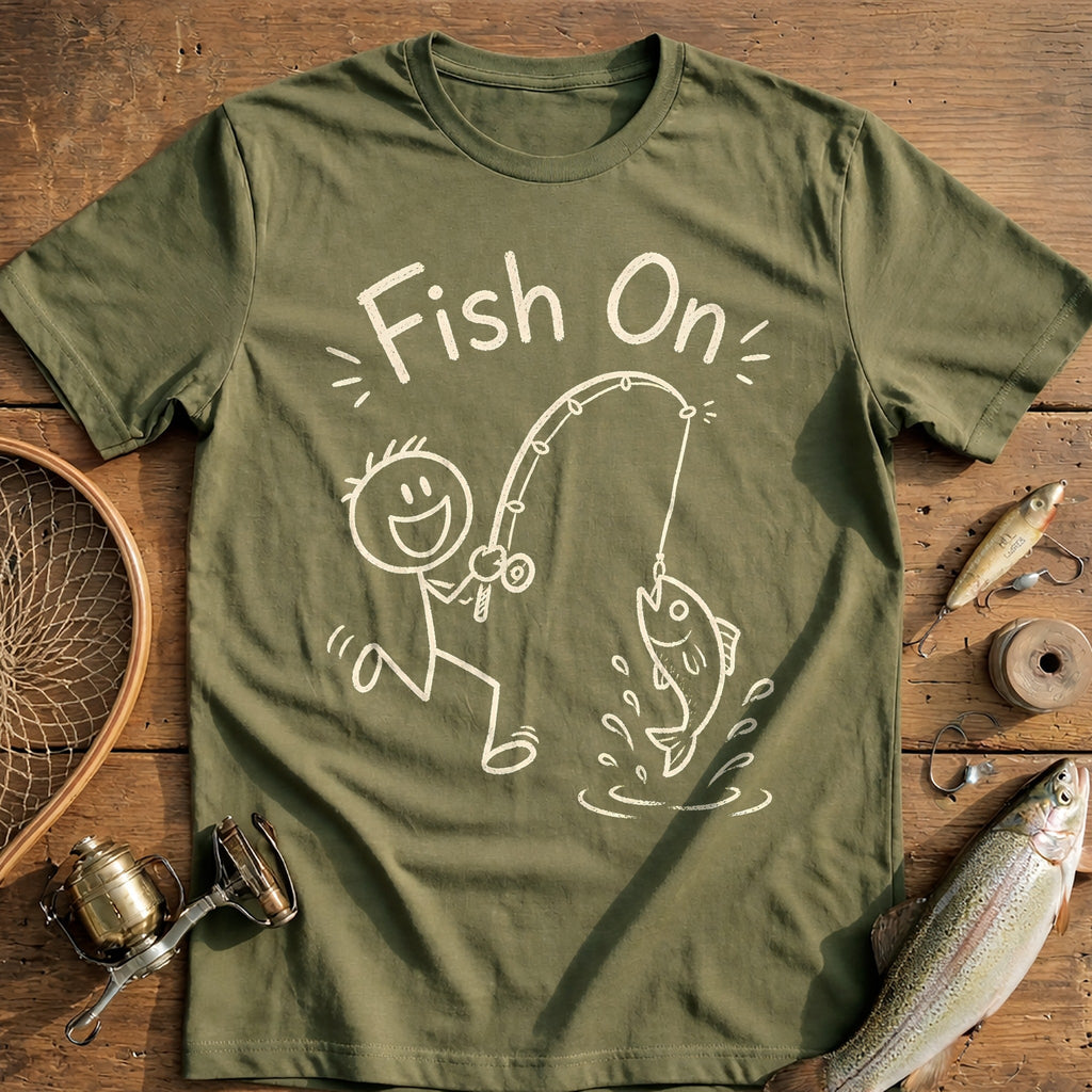 Fish On Fishing T-Shirt US product image 4