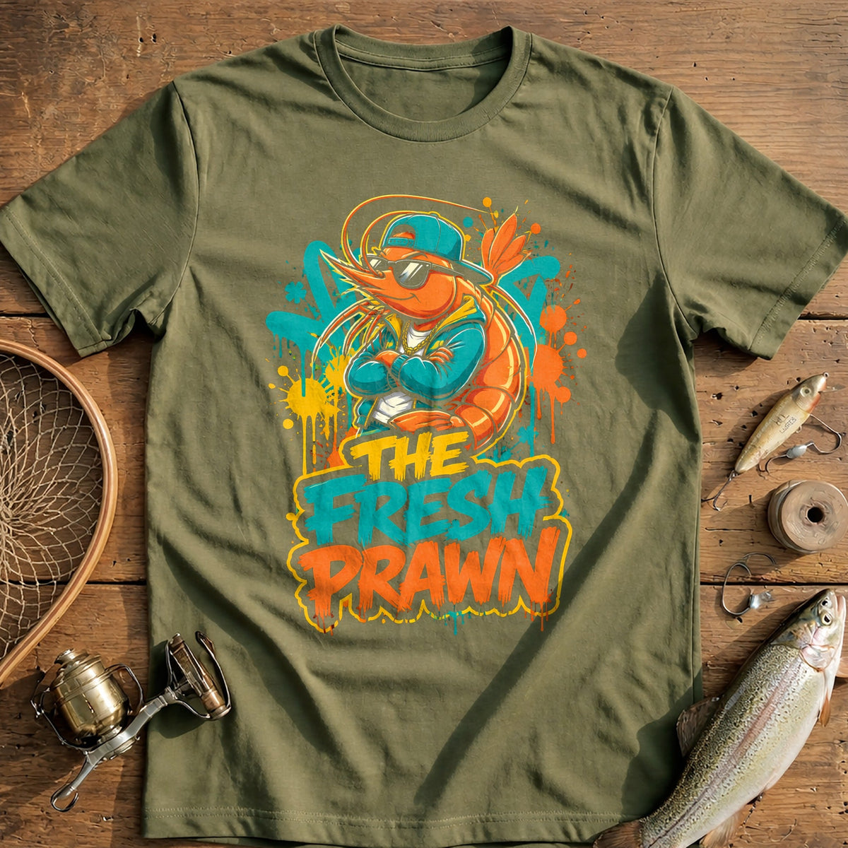 Fresh Prawn Fishing T-Shirt product image 4