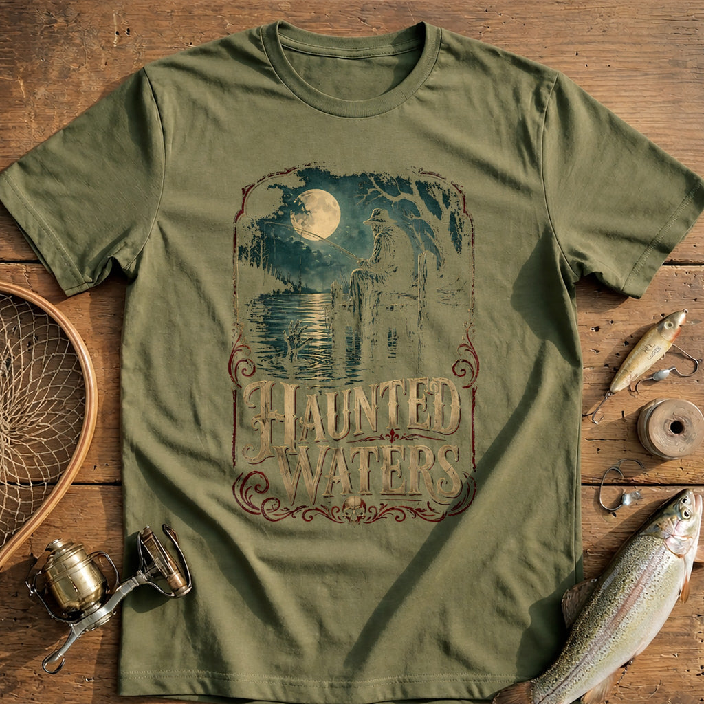 Haunted Waters Fishing T-Shirt AU product image 1