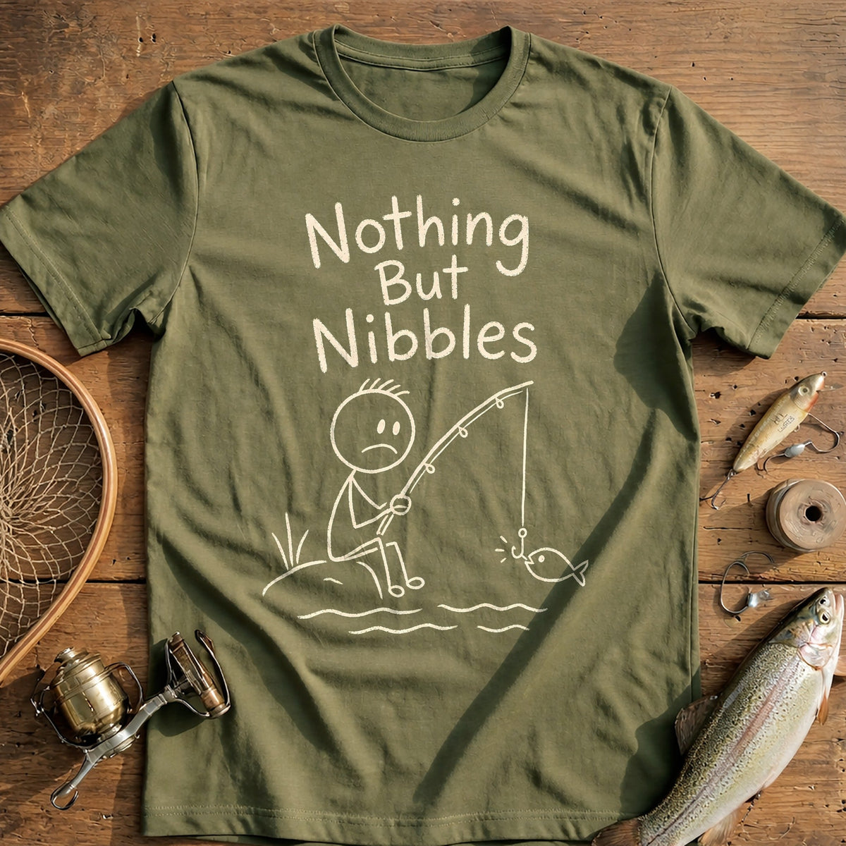 Nothing but Nibbles Fishing T-Shirt product image 4