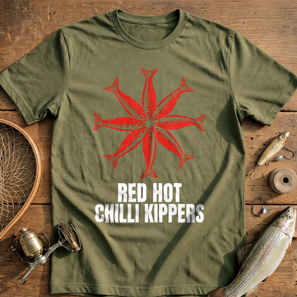 Red Hot Chilli Kippers Fishing T-Shirt product image 4