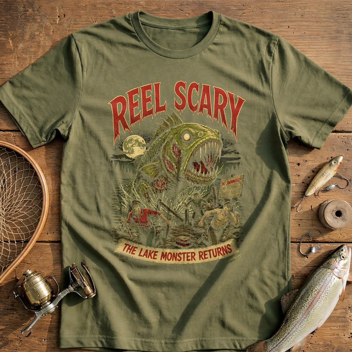 Reel Scary Fishing T-Shirt EU product image 4