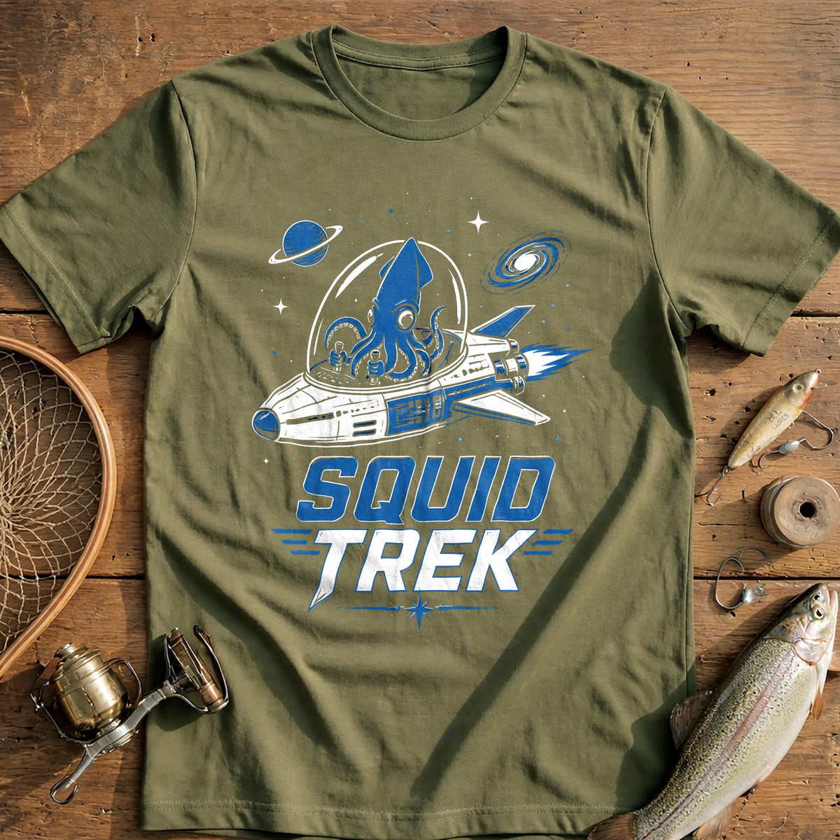 Squid Trek Fishing T-Shirt product image 4