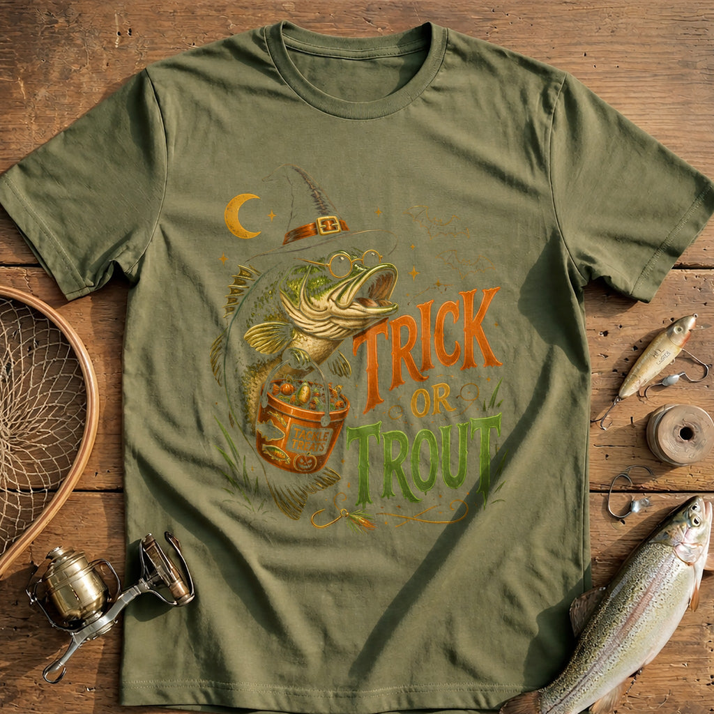 Trick or Trout Fishing T-Shirt EU product image 4