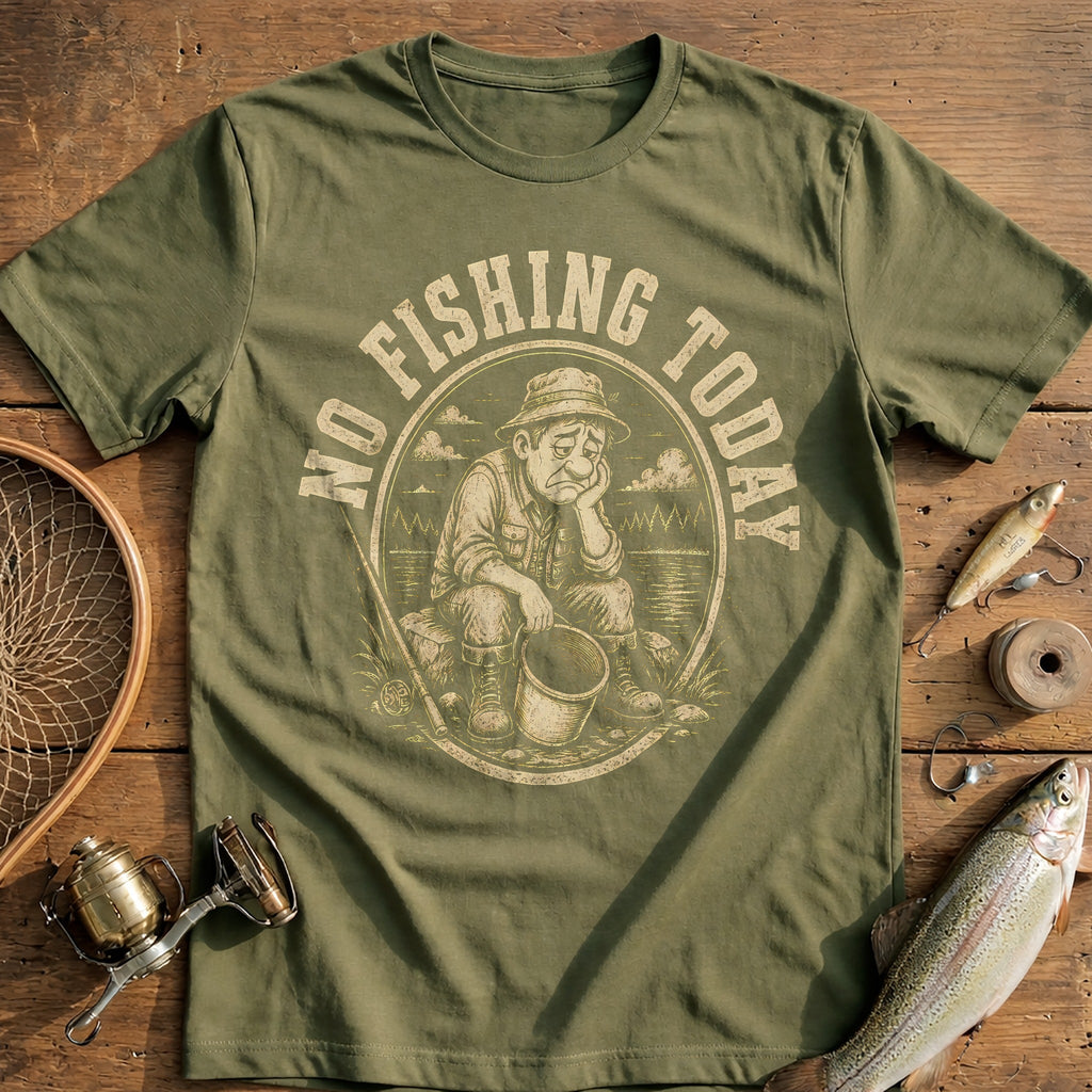 Vintage Emblem Fishing T-Shirt US product image 4