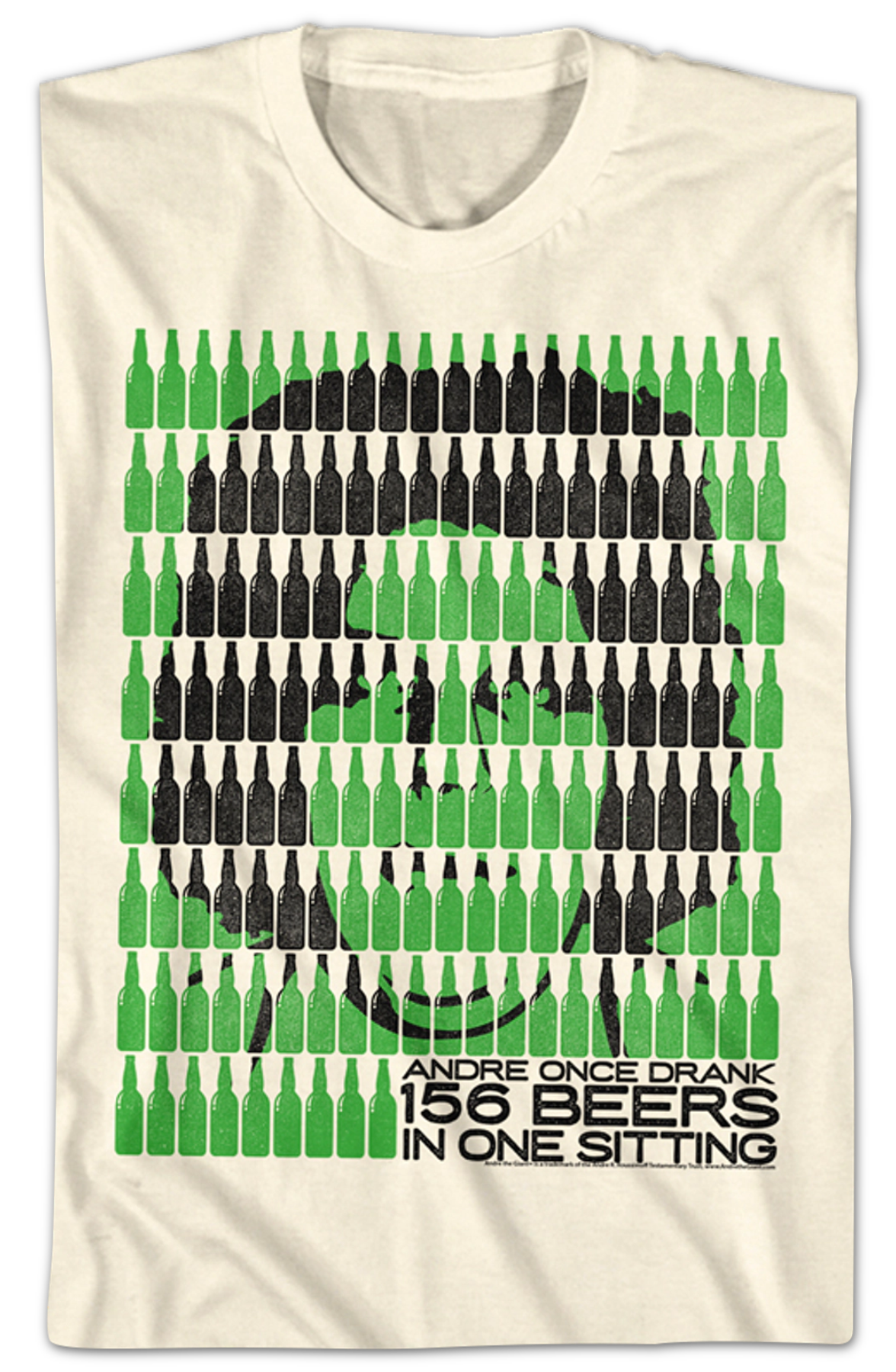 156 Beers In One Sitting Andre The Giant T-Shirt product image 2