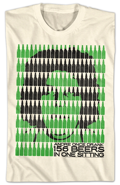 156 Beers In One Sitting Andre The Giant T-Shirt product image 2