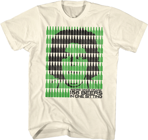 156 Beers In One Sitting Andre The Giant T-Shirt product image 1