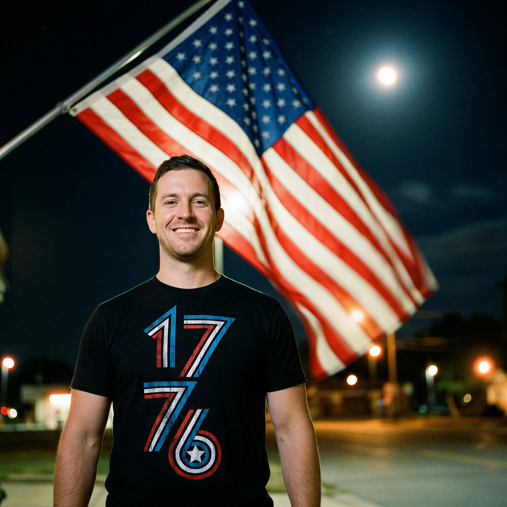 1776 Stripes Men's T Shirt product image 4