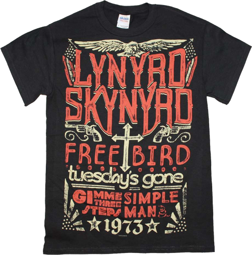 1973 Hits Lynyrd Skynyrd T-Shirt product image 1