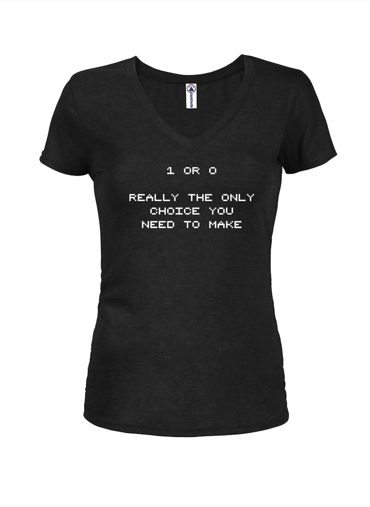 1 or 0 Really the Only Choice You Need to Make Juniors V product image 1