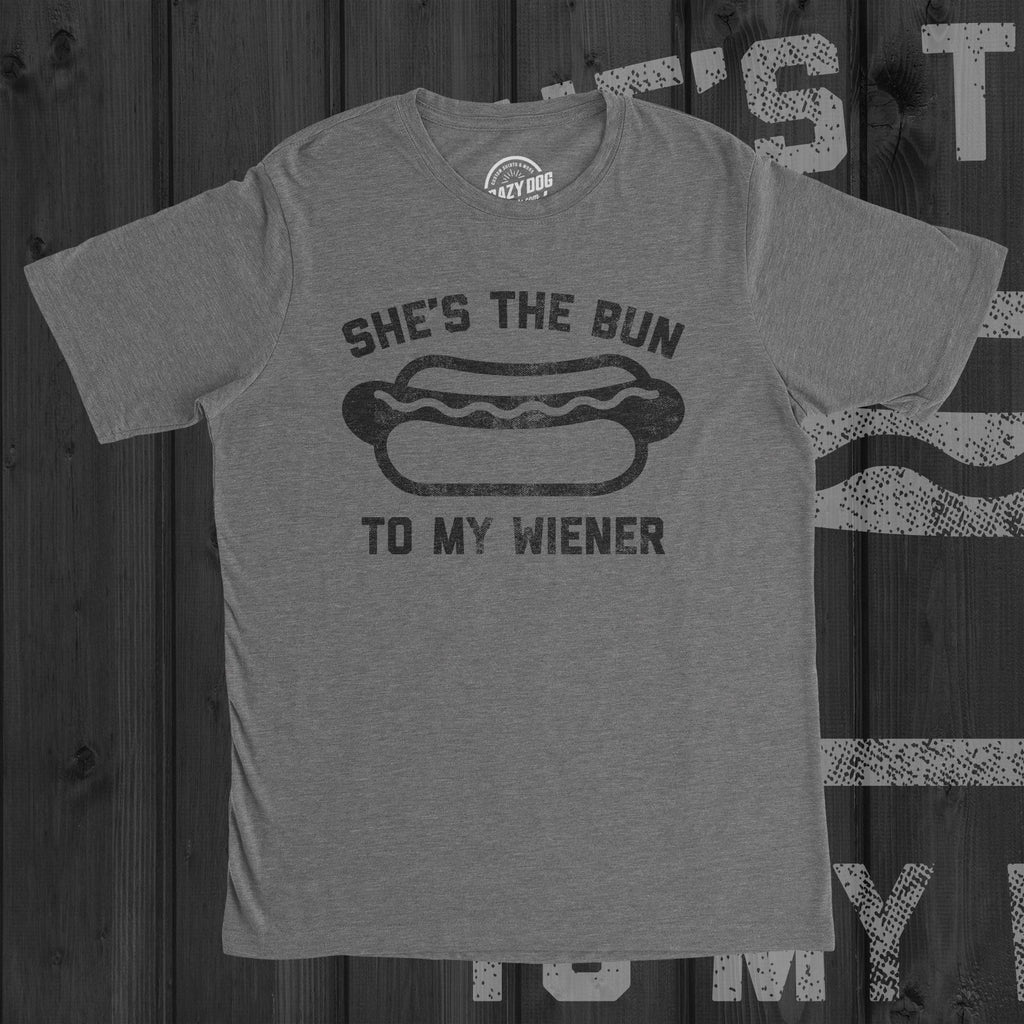 She's The Bun To My Wiener Men's T Shirt product image 2