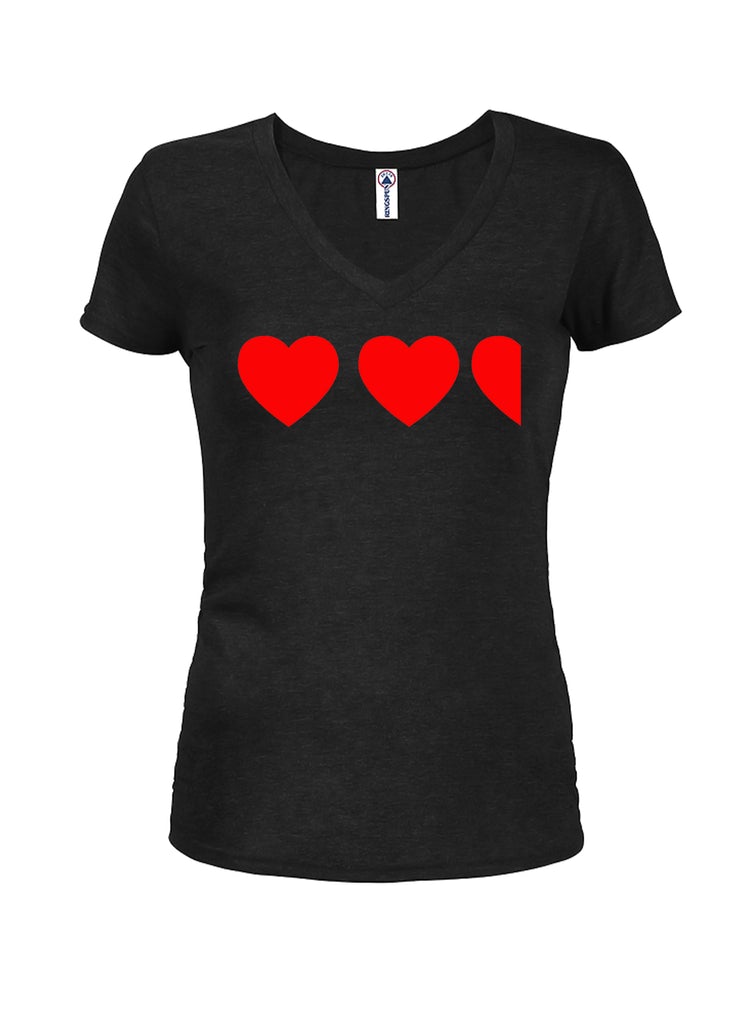 2 and 1/2 Lives Juniors V Neck T-Shirt product image 1