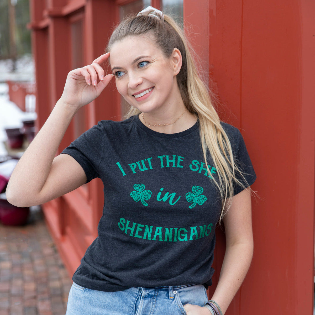 I Put The She In Shenanigans Women's T Shirt product image 2