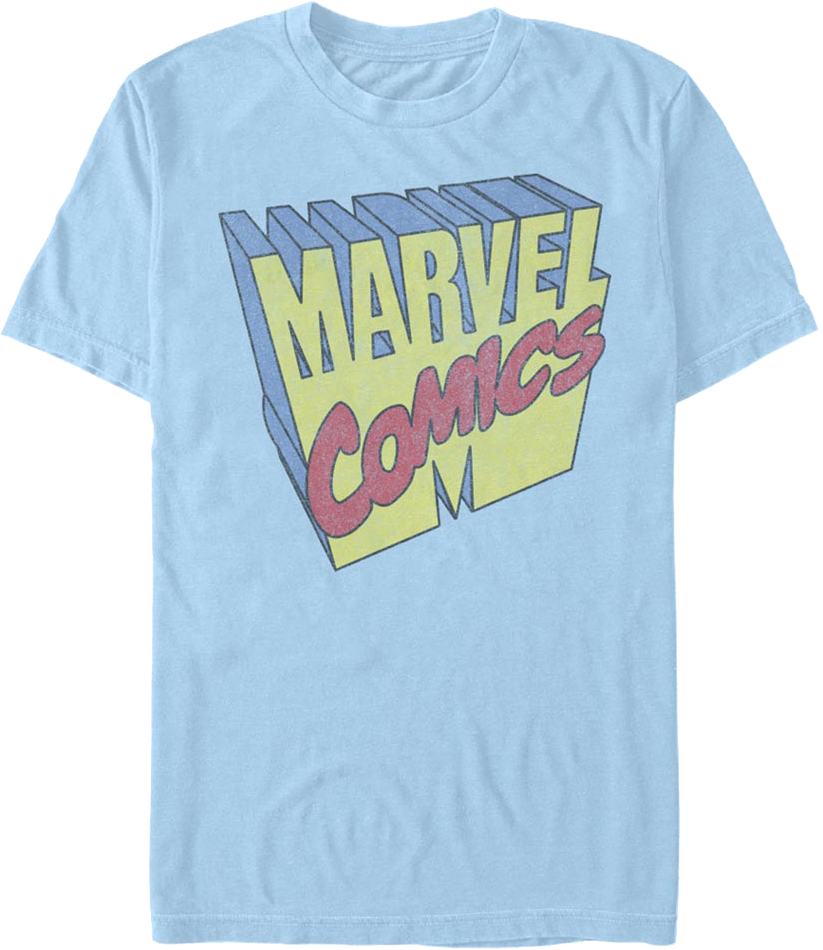 3D Logo Marvel Comics T-Shirt product image 1