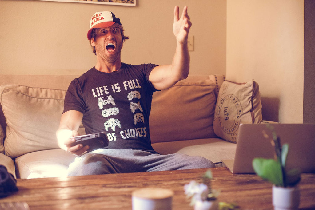 Mens Life Is Full of Choices T Shirt Funny Video Games product image 2